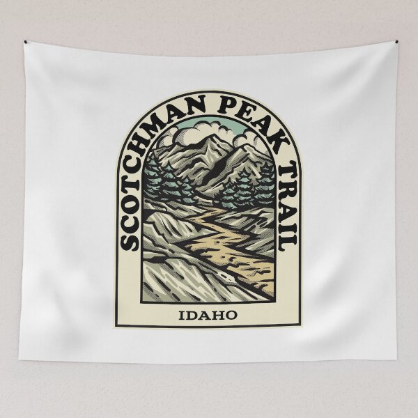 Item preview, Scotchman Peak Trail Idaho hiking backpacking trail designed and sold by HalpinDesign.