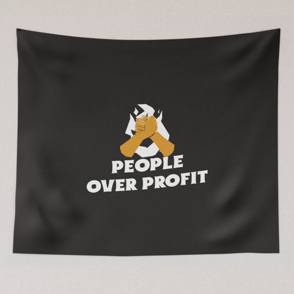 Item preview, People Over Profit designed and sold by Salimah Haji.