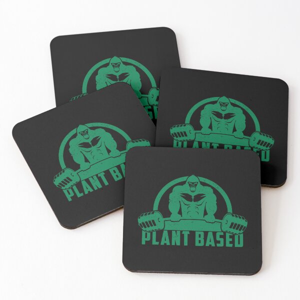 Item preview, Plant Based Vegan Gorilla Funny Workout Quote Gift Essential T-Shirt designed and sold by verarheaf9.