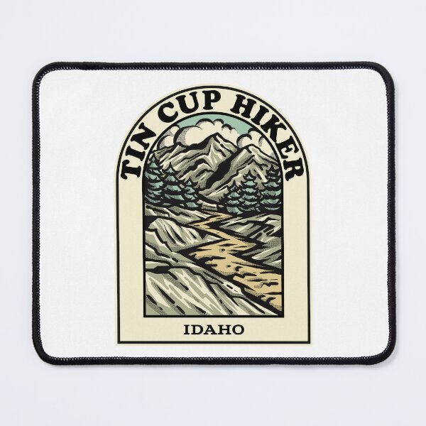 Item preview, Tin Cup Hiker Idaho hiking backpacking trail designed and sold by HalpinDesign.