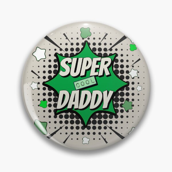 Item preview, Green Comic Book Style Super Cool Daddy, Great Design For Cool Dads, Perfect For Father's Day designed and sold by TrulyEpoque.