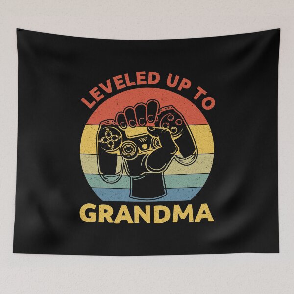 Item preview, Leveled Up To Grandma: Grandmother Gift - New Grandmom of Grandkids designed and sold by Adexyl.