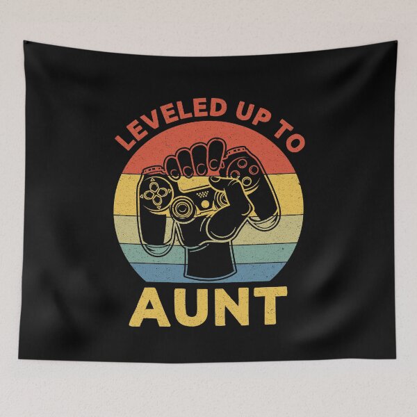 Item preview, Leveled Up To Aunt: Aunt Gift - New Auntie of Nephew or Niece designed and sold by Adexyl.