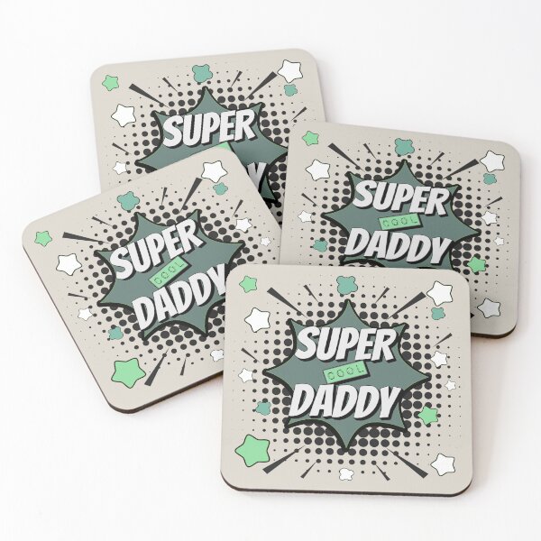 Item preview, Army Green Comic Book Style Super Cool Daddy, Great Design For Cool Dads, Perfect For Father's Day designed and sold by TrulyEpoque.