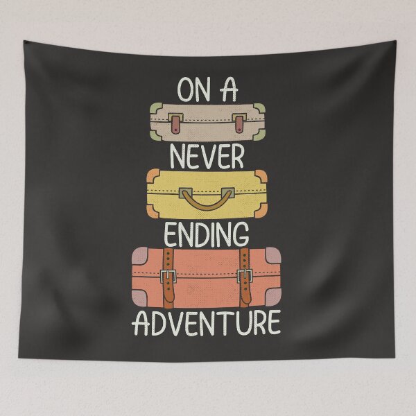 Item preview, On A Never Ending Adventure designed and sold by Abhishek Goldar.