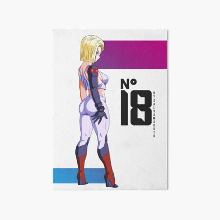 "Android 18 dragon Ball " Art Board Print by Yashdusane | Redbubble