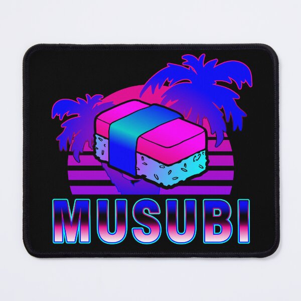 Item preview, Musubi Kawaii 80s 90s Hawaiian Sunset designed and sold by Huhnerdieb Apparel.