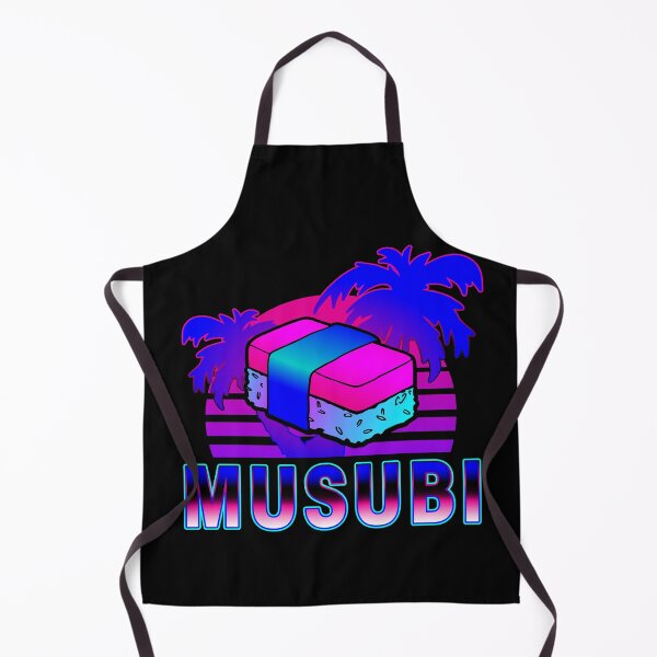 Item preview, Musubi Kawaii 80s 90s Hawaiian Sunset designed and sold by Huhnerdieb Apparel.