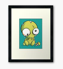 Cheese Zombies! Zedd Framed Print