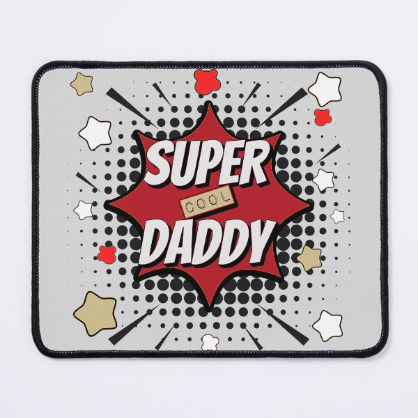 Item preview, Red Comic Book Style Super Cool Daddy, Great Design For Cool Dads, Perfect For Father's Day designed and sold by TrulyEpoque.