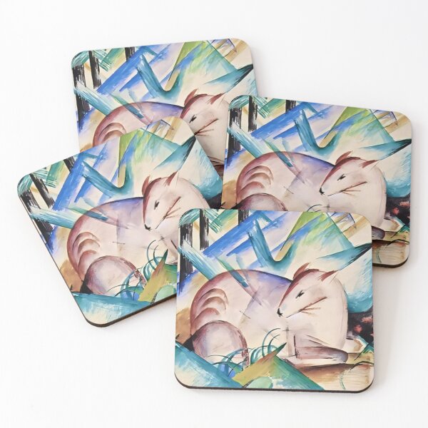 Item preview, Red Deer by Franz Marc designed and sold by WonderweissStudio.