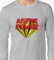 Aspie Power with a 60s 3D twist Long Sleeve T-Shirt