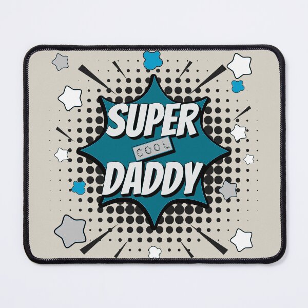 Item preview, Petrol Blue Comic Book Style Super Cool Daddy, Great Design For Cool Dads, Perfect For Father's Day designed and sold by TrulyEpoque.