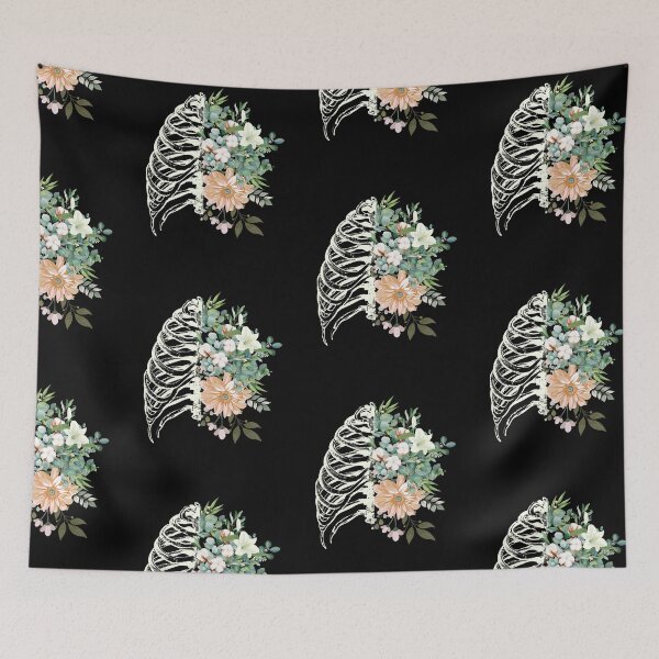 Item preview, Floral human rib cage, ribcage designed and sold by Preslava Genova.