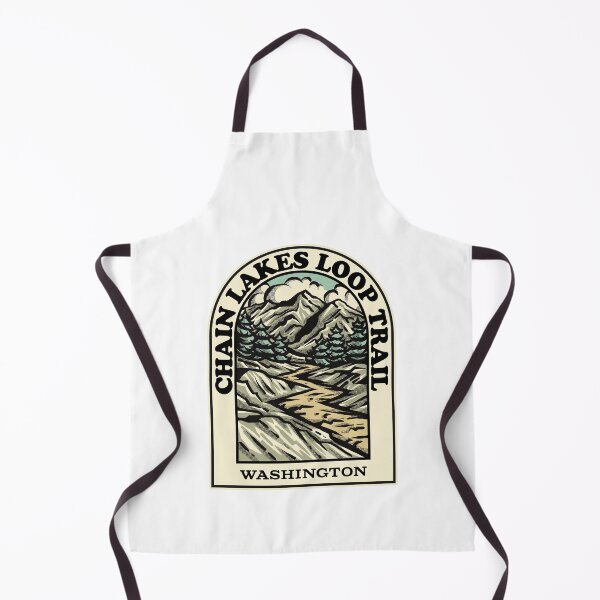 Item preview, Chain Lakes Loop Trail Washington hiking backpacking trail designed and sold by HalpinDesign.