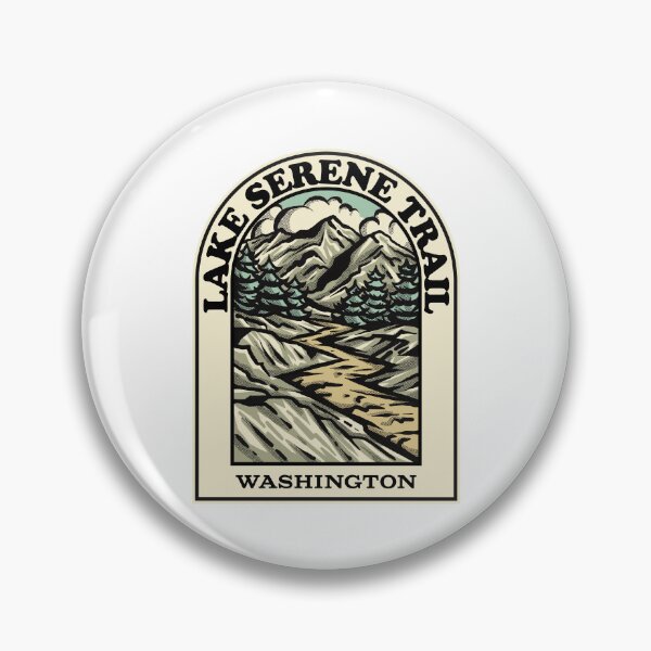 Artikelvorschau, Lake Serene Trail Washington hiking backpacking trail entworfen und verkauft von HalpinDesign.