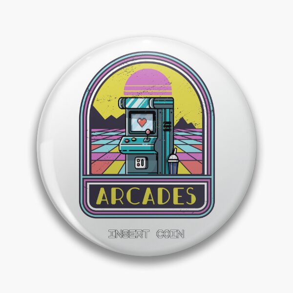 Artikelvorschau, Arcade Machine Insert Coin Gaming Retro Style entworfen und verkauft von Rob-Son.