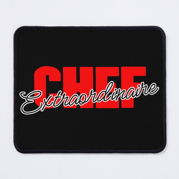Item preview, Chef Extraordinaire red designed and sold by i-cottagedesign.