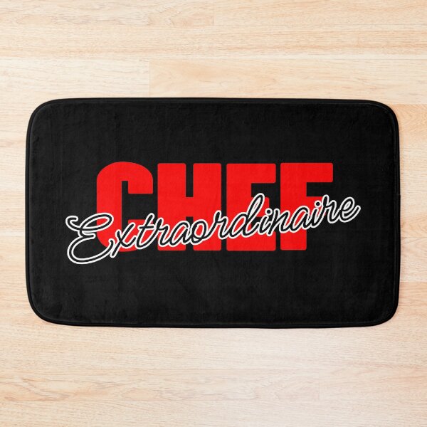 Item preview, Chef Extraordinaire red designed and sold by i-cottagedesign.