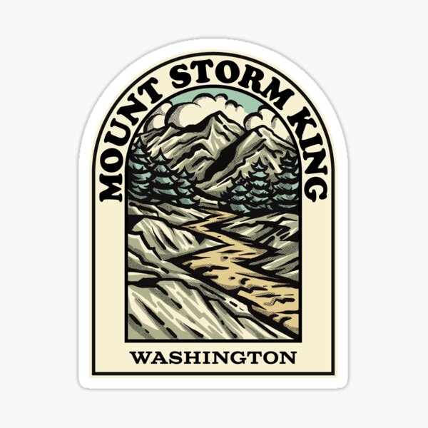 Item preview, Mount Storm King Washington hiking backpacking trail designed and sold by HalpinDesign.