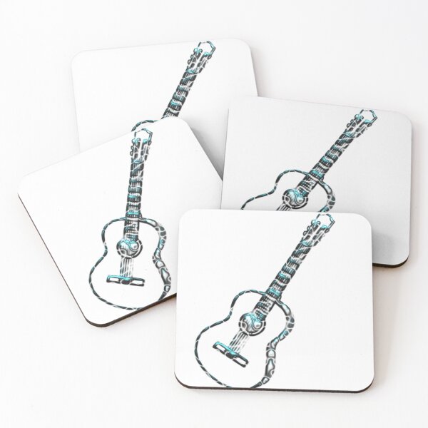 Artikelvorschau, Akustikgitarren-Kunstdesign entworfen und verkauft von VeganGuitarizm.
