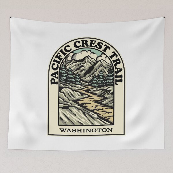 Item preview, Pacific Crest Trail Washington hiking backpacking trail designed and sold by HalpinDesign.
