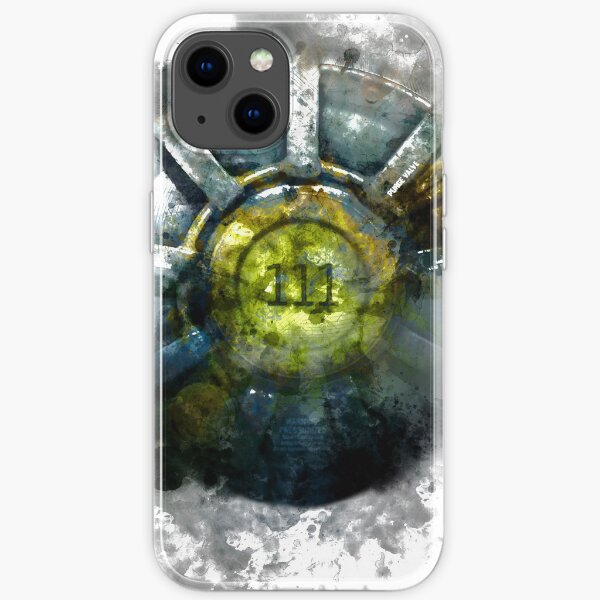 Fallout 4 Vault 111 Door Painting iPhone Soft Case