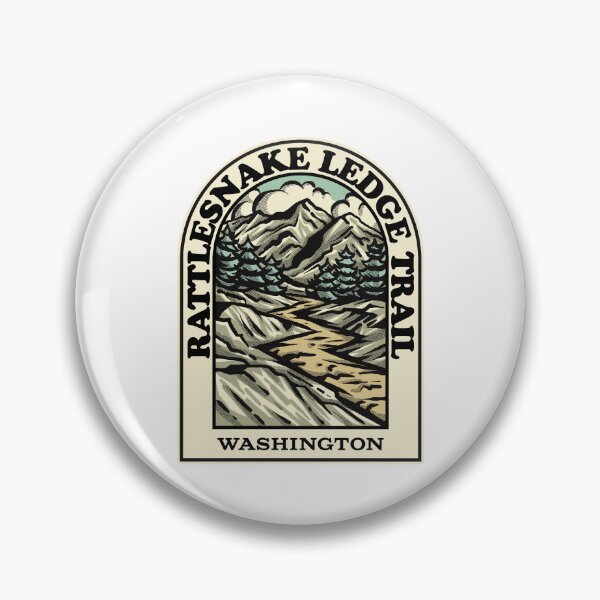 Item preview, Rattlesnake Ledge Trail Washington hiking backpacking trail designed and sold by HalpinDesign.