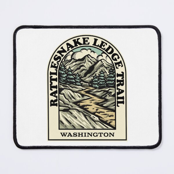 Item preview, Rattlesnake Ledge Trail Washington hiking backpacking trail designed and sold by HalpinDesign.