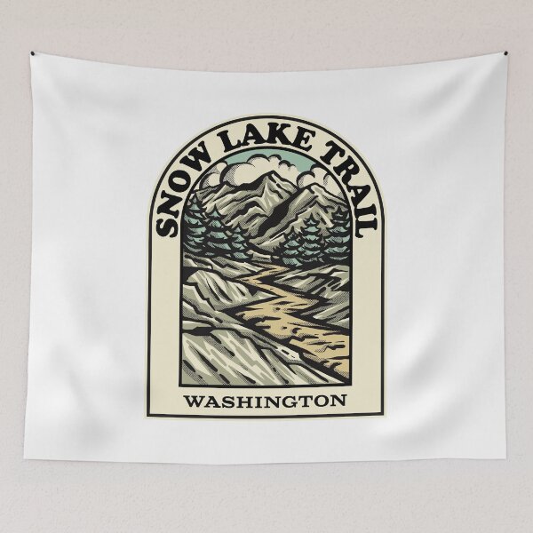Item preview, Snow Lake Trail Washington hiking backpacking trail designed and sold by HalpinDesign.