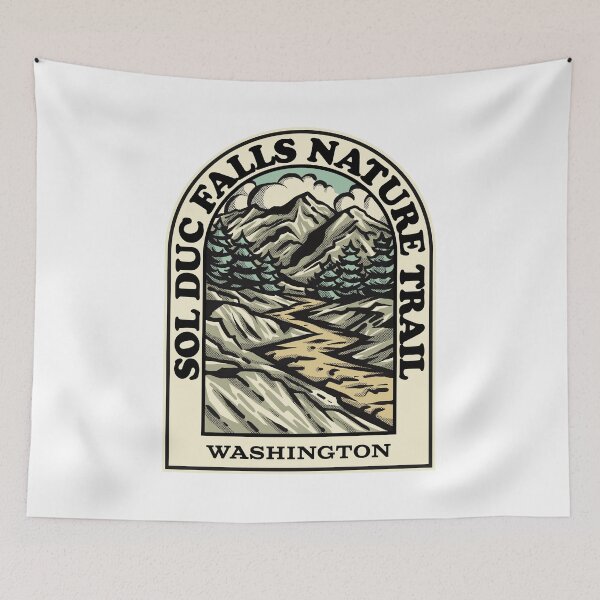 Item preview, Sol Duc Falls Nature Trail Washington hiking backpacking trail designed and sold by HalpinDesign.