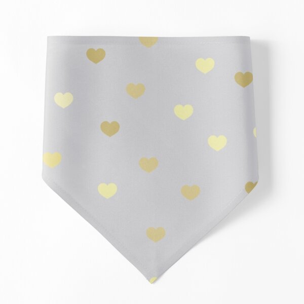 Golden Hearts Pet Bandana