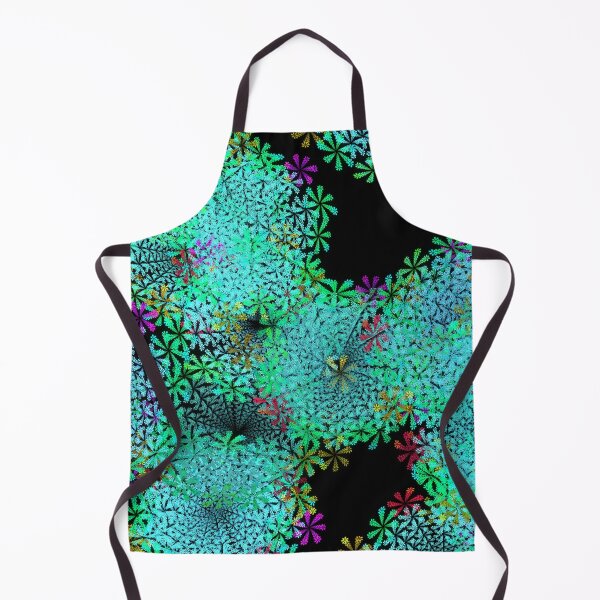 Item preview, Eye catcher! Fractal flowers in cool colors designed and sold by MarionsArt.