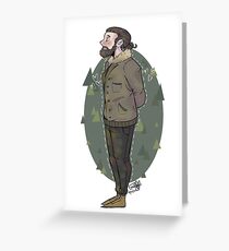avi kaplan - fields and pier Greeting Card