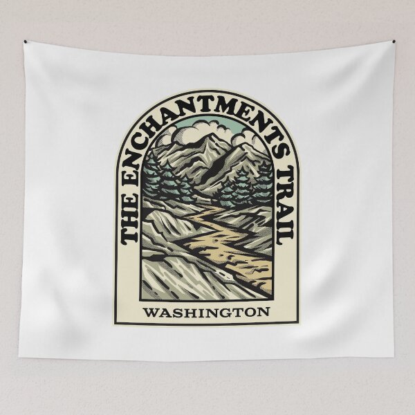 Item preview, The Enchantments Trail Washington hiking backpacking trail designed and sold by HalpinDesign.