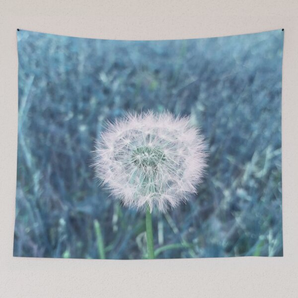 Item preview, Dandelion Puff in Blue designed and sold by SunshineWalker.