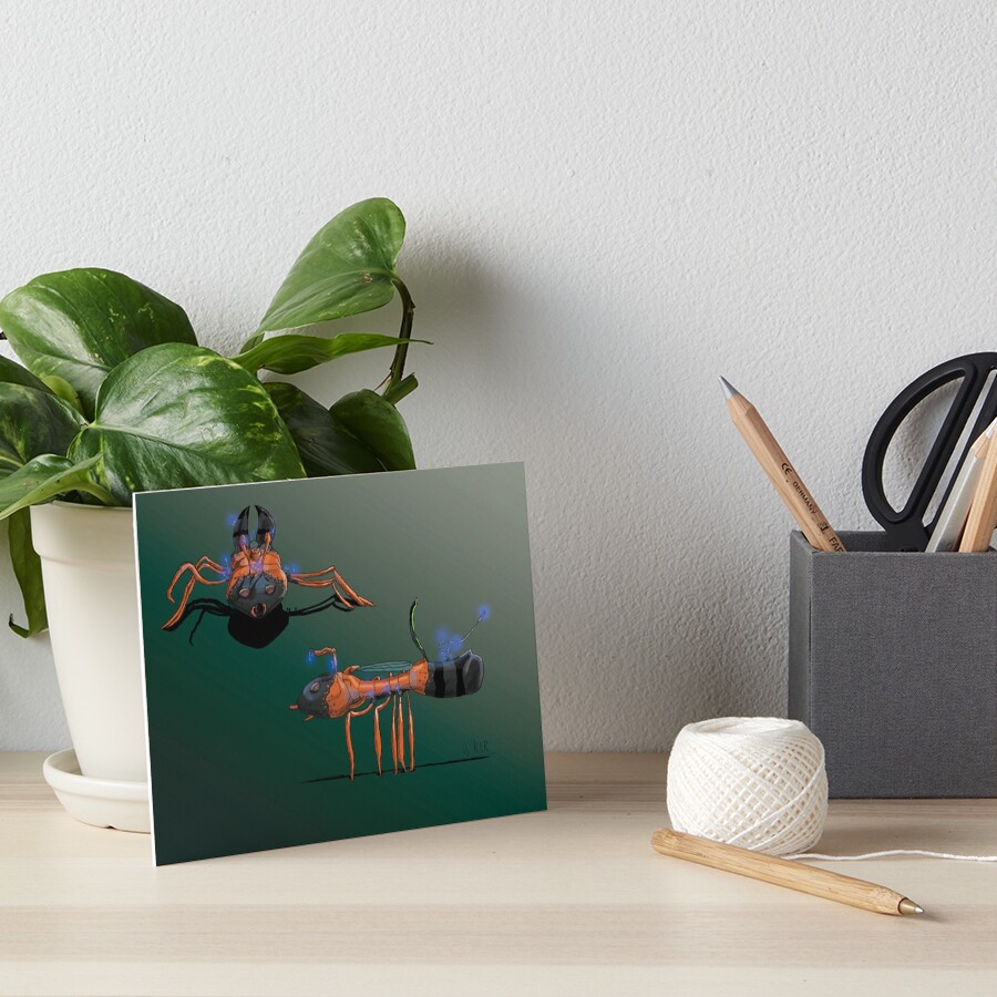 Item preview, Art Board Print designed and sold by dj-KIR.