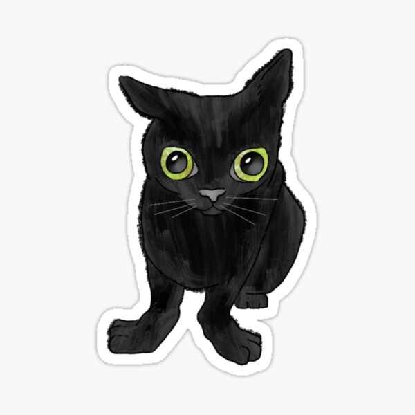 jinx the cat Sticker