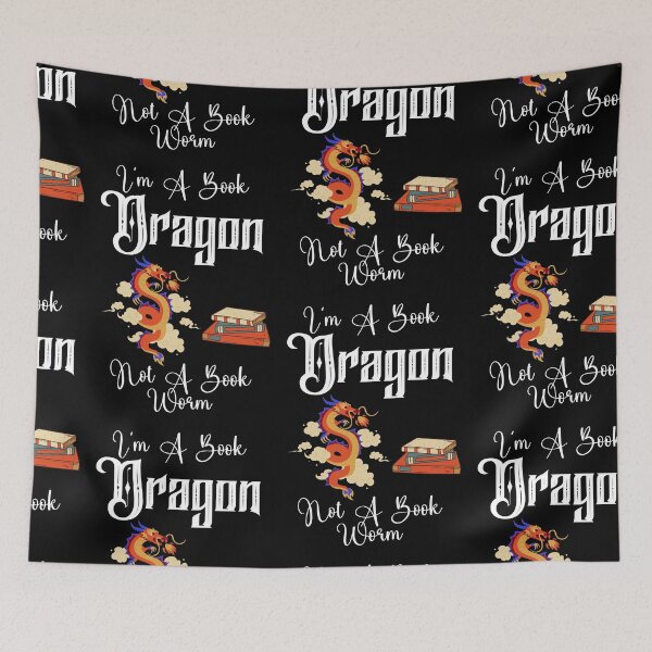 Item preview, Im A Book Dragon Not A Book Worm designed and sold by SportyDogShop.