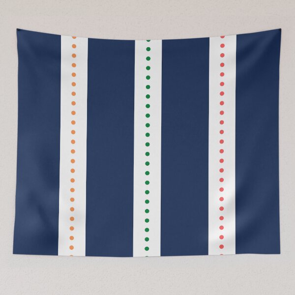 Item preview, Vertical Lines - Dark Blue and White Stripes  designed and sold by LamaraK.