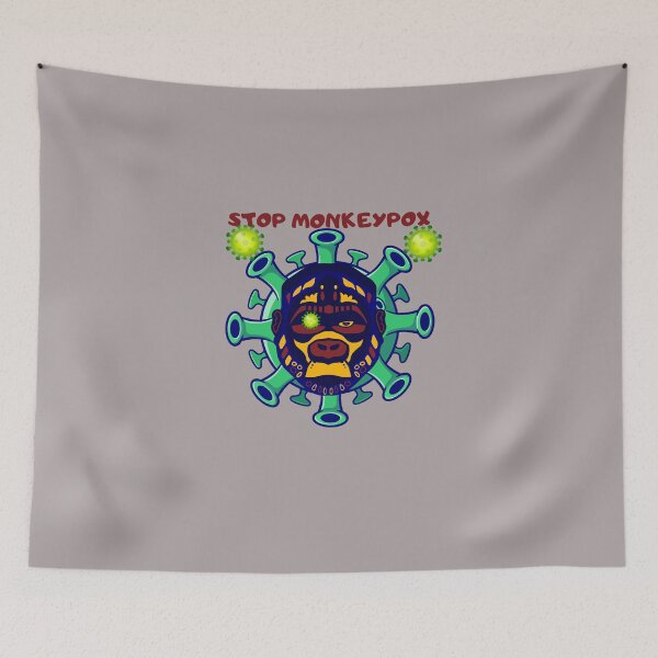 Item preview, STOP MONKEYPOX VIRUS DONT KISS MONKEY THE KILLER 1 designed and sold by rradouane.