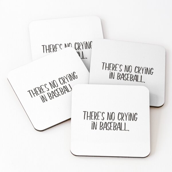Item preview, There's no crying in baseball (black) designed and sold by didijuca.