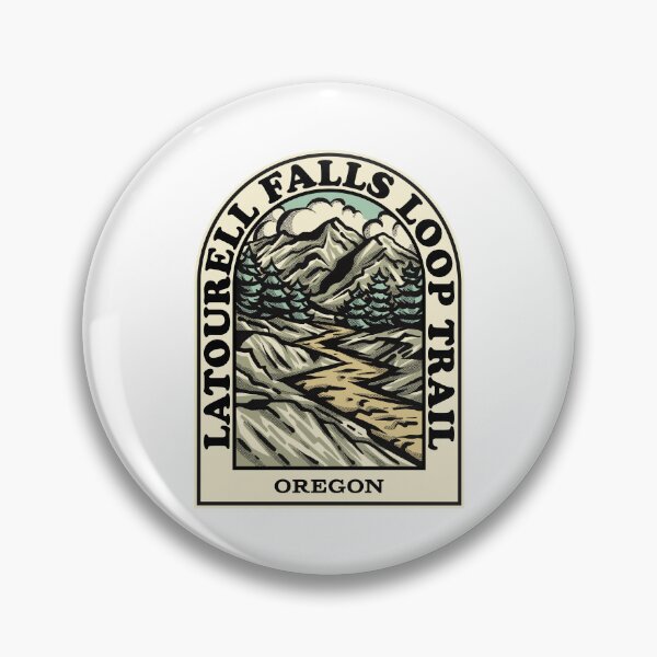 Artikelvorschau, latourell falls loop trail Oregon hiking backpacking trail entworfen und verkauft von HalpinDesign.