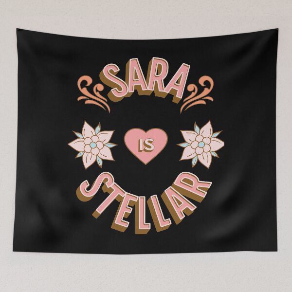 Item preview, Sara is Stellar - First Names - Birthday Gifts - Alliteration Fans designed and sold by epicthoughts.