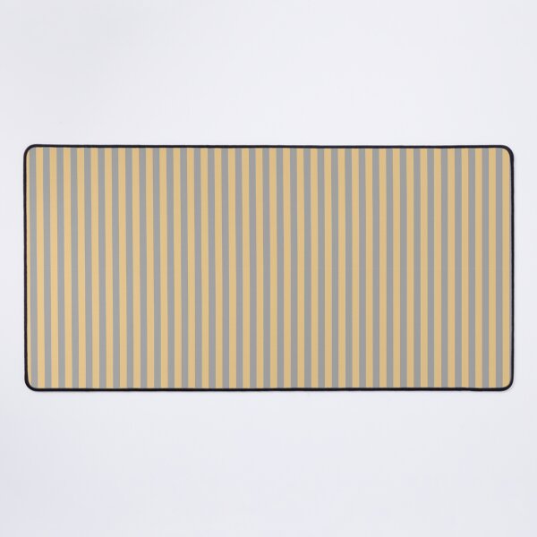 Item preview, Striped Pattern - Gray/Yellow Small Vertical Stripes designed and sold by LamaraK.