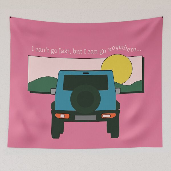 Item preview, Blue Suzuki Jimny | Can't go Fast, Can Go Anywhere designed and sold by stoicjimny.