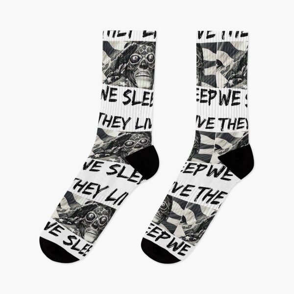 Item preview, They Live We Sleep Flag designed and sold by KingsManKind.