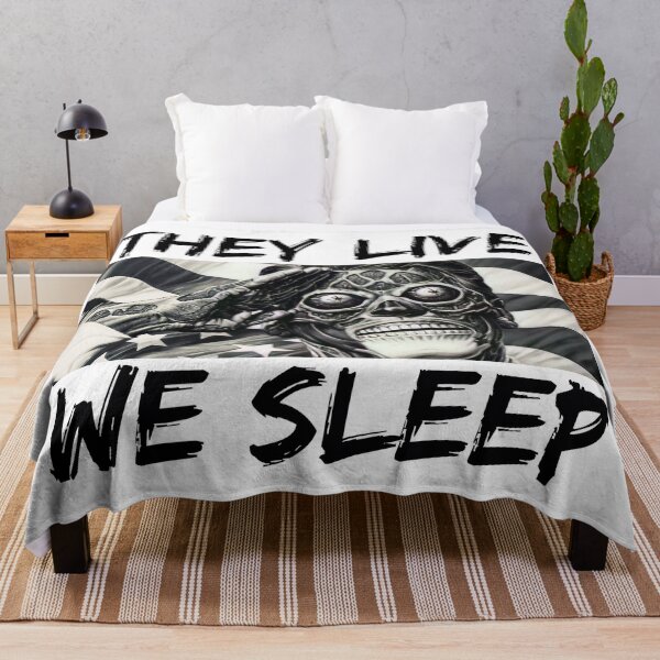 Item preview, They Live We Sleep Flag designed and sold by KingsManKind.