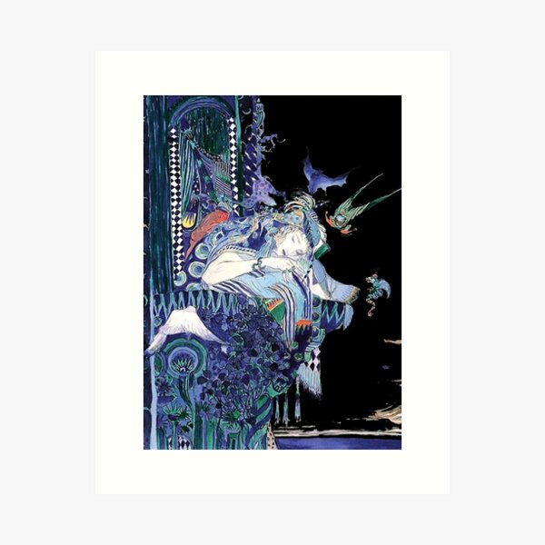 Framed Final Fantasy IV Art By Amano Is A Square Enix Members Reward -  Siliconera