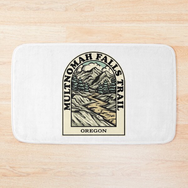 Item preview, multnomah falls trail Oregon hiking backpacking trail designed and sold by HalpinDesign.
